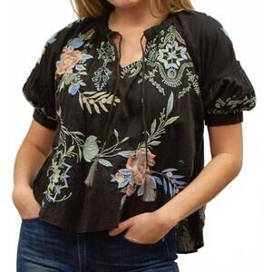 NEW WANDERFULL izzy blouse in black